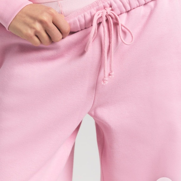 SKIMS Cotton Fleece Classic Straight Leg Pant in Halite - Picture 3 of 8